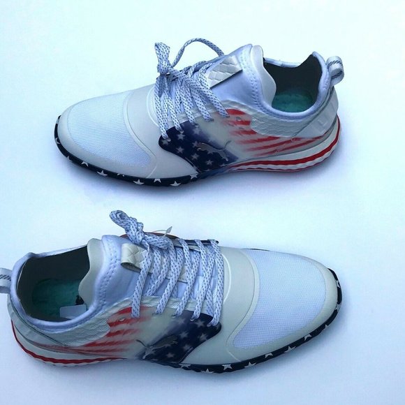 PUMA Limited Edition US OPEN IGNITE PWRADAPT CAGED STARS/STRIPES SHOES SIZE 14 main image 7